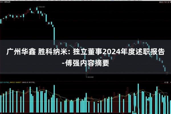 广州华鑫 胜科纳米: 独立董事2024年度述职报告-傅强内容摘要
